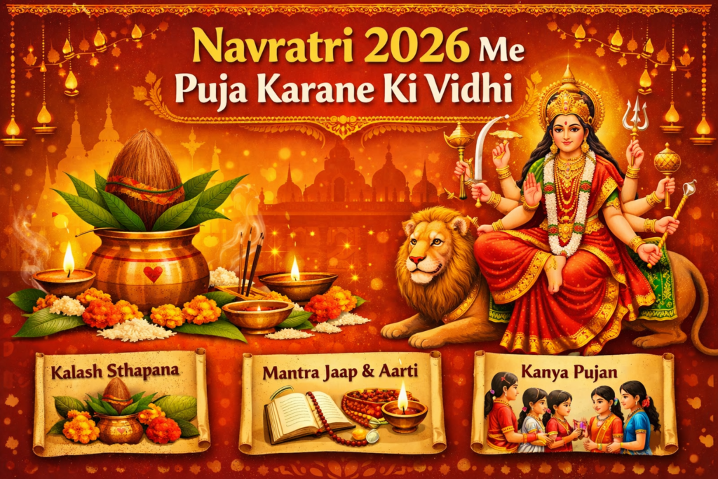 navratri 2026 me puja karane ki vidhi – sampurn poojan guide